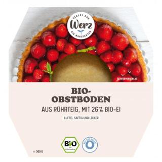 Obst-Tortenboden aus Rührteig, 26% Bio-Ei und Weizen