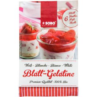 Blattgelatine im Beutel