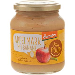 Apfelmark mit Banane