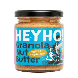 Bio-Mischmus aus Haselnüssen, Cashewkernen und Mandeln mit Hafer